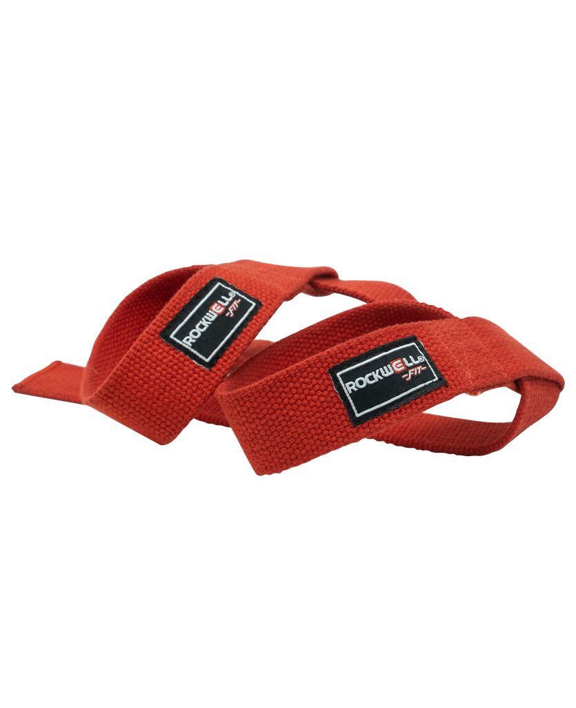Rockwell Fit™ Heavy-Duty Lifting Straps - Red - Korvel