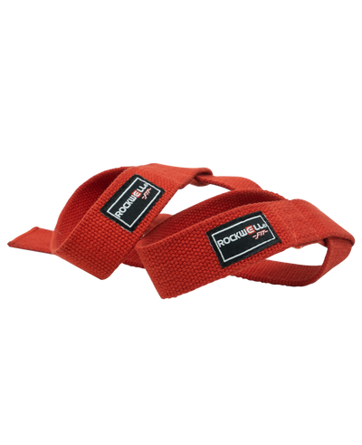 Rockwell Fit™ Heavy-Duty Lifting Straps - Red - Korvel