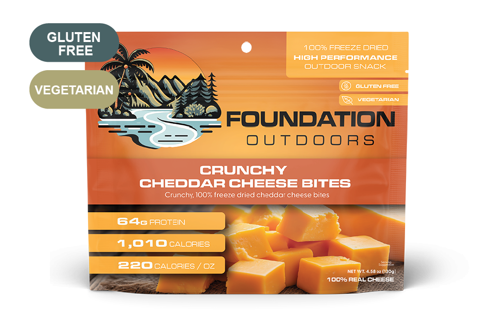 FOUNDATION Outdoors Cheddar Cheese Bites