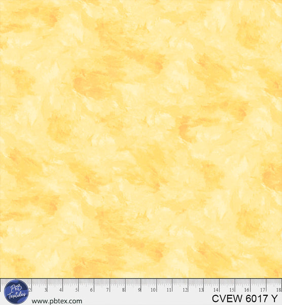 Crushed Velvet Yellow Cotton Wideback Fabric - 108"