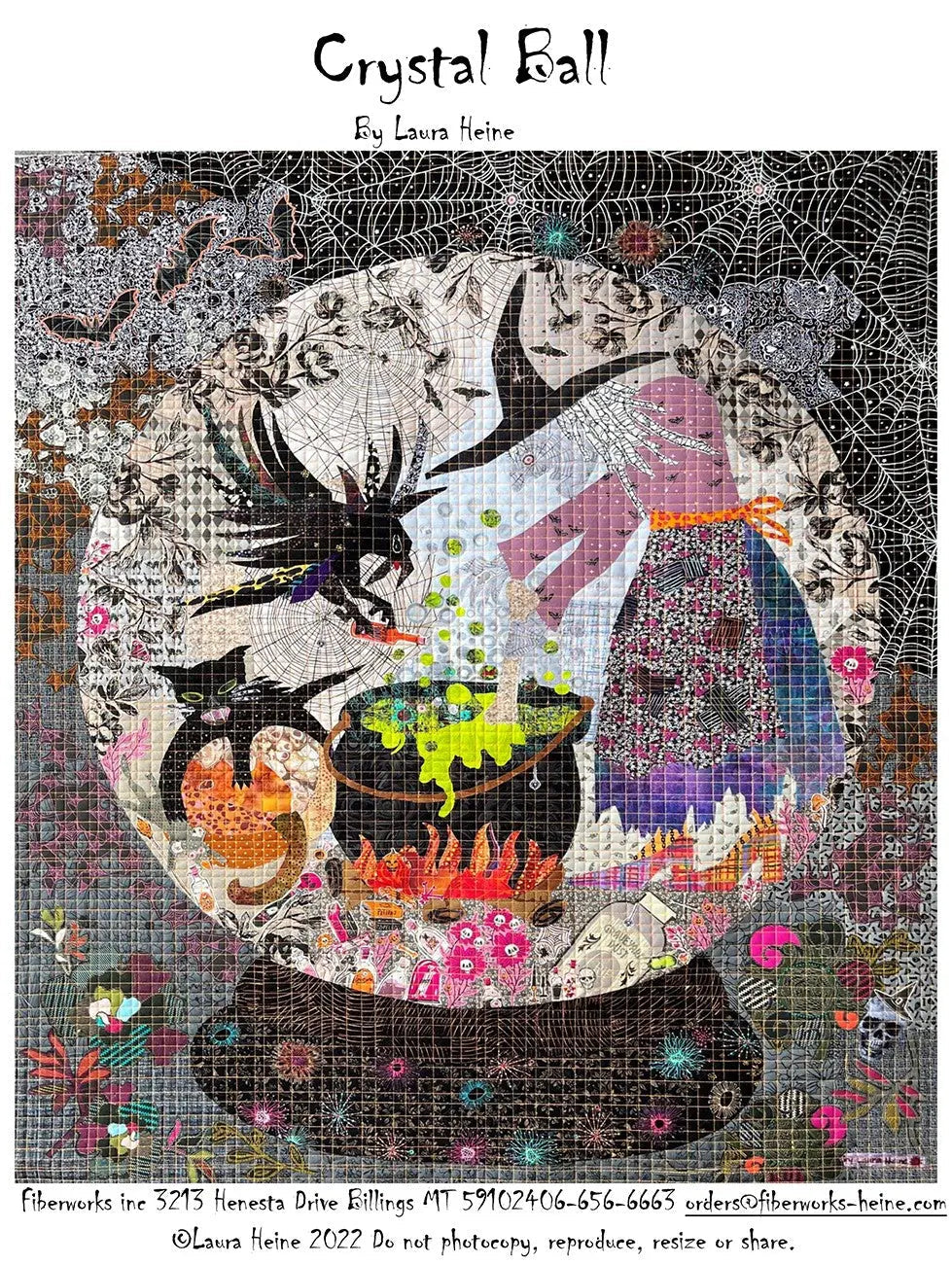 Patrón de Costura Collage de Bola de Cristal
