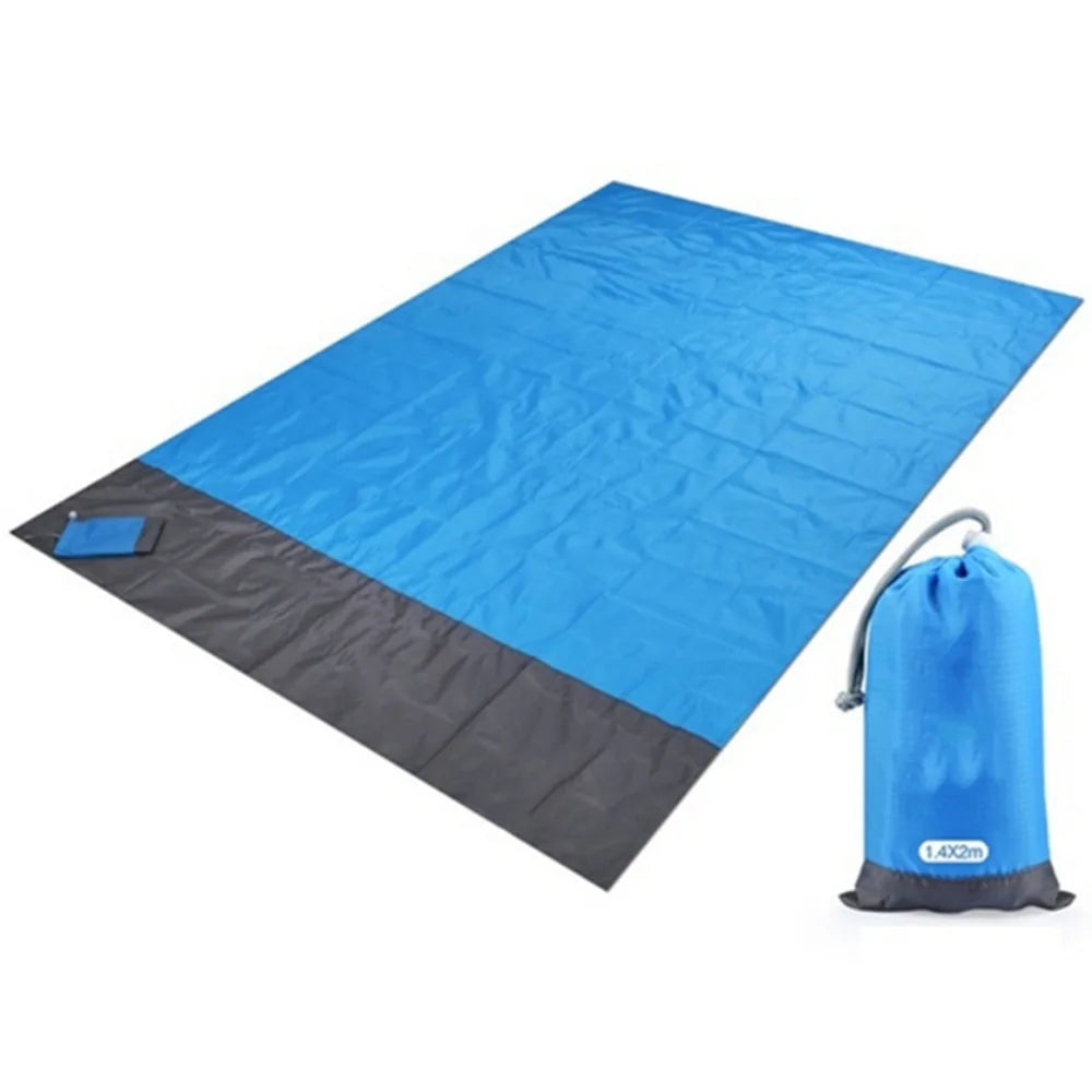 Manta de Playa Impermeable con Bolsillo