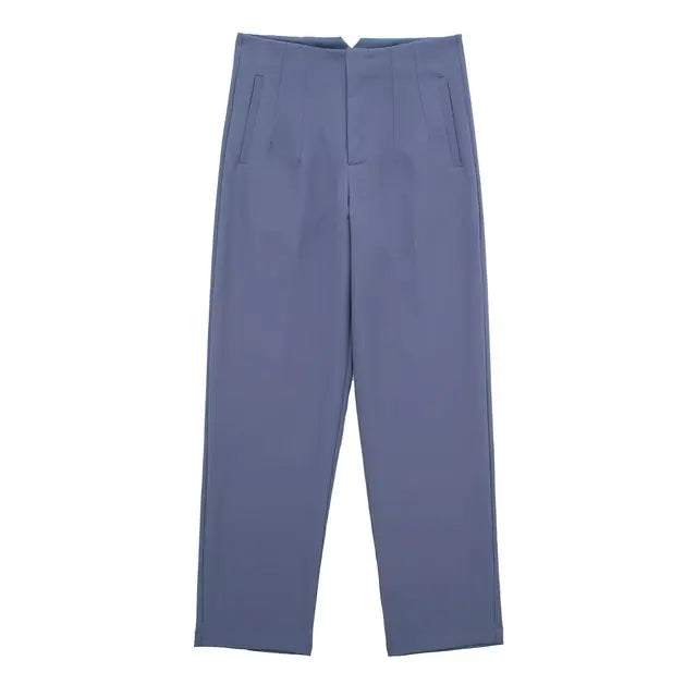 Pantalons Droits Chic pour Femme de Bureau