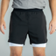 Men's V1 Performance Athletic Shorts - Jet Black - Korvel