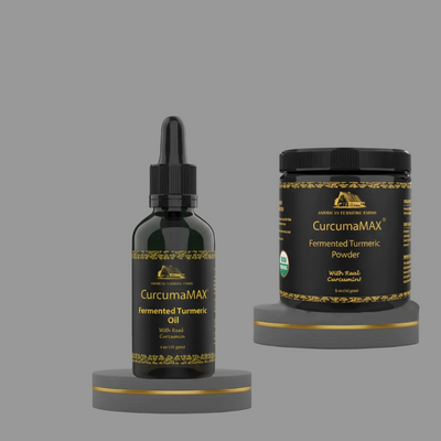 CurcumaMAX Organic Fermented Turmeric Oil & Powder Bundle - Korvel