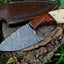 Artisan Crafted Damascus Steel Hunting Knife - Korvel