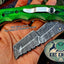 Premium Custom Damascus Steel Tanto Folding Knife - Ultimate Tactical Companion for Survival & Adventure | KBS Knives - Korvel