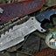 Premium Custom Damascus Steel Tanto Tactical Tracker Knife - Perfect for Survival & Outdoor Adventures | KBS Knives - Korvel