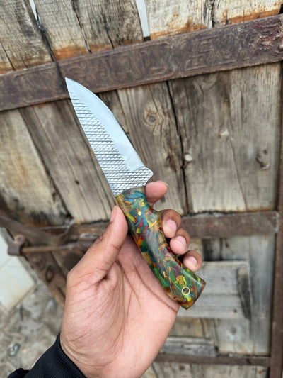 Handcrafted Fixed Blade Cowboy Knife – Rugged Tool for Outdoor Adventures - Korvel