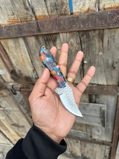 Authentic Handmade Western Cowboy Knife – Rugged Rasp Blade Tool - Korvel