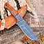 Artisan 5-Inch Damascus Skinning Knife with Luxurious Rosewood Grip - Korvel