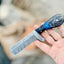 Artisan Crafted Damascus Bull Cutter Knife – Exclusive Holiday Edition - Korvel