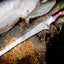 Premium Handmade Damascus Steel Fish Fillet Knife – 13” Rosewood Handle with Leather Sheath - Korvel
