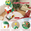 Arbre à chat de Noël mignon avec poteaux à gratter - Multicolore