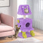 Cute Monster-Themed Cat Tower with Private Condos - Purple