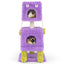 Cute Monster-Themed Cat Tower with Private Condos - Purple