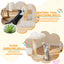 Árbol para Gatos de Madera Sólida Elegante con Ramas Naturales - Beige