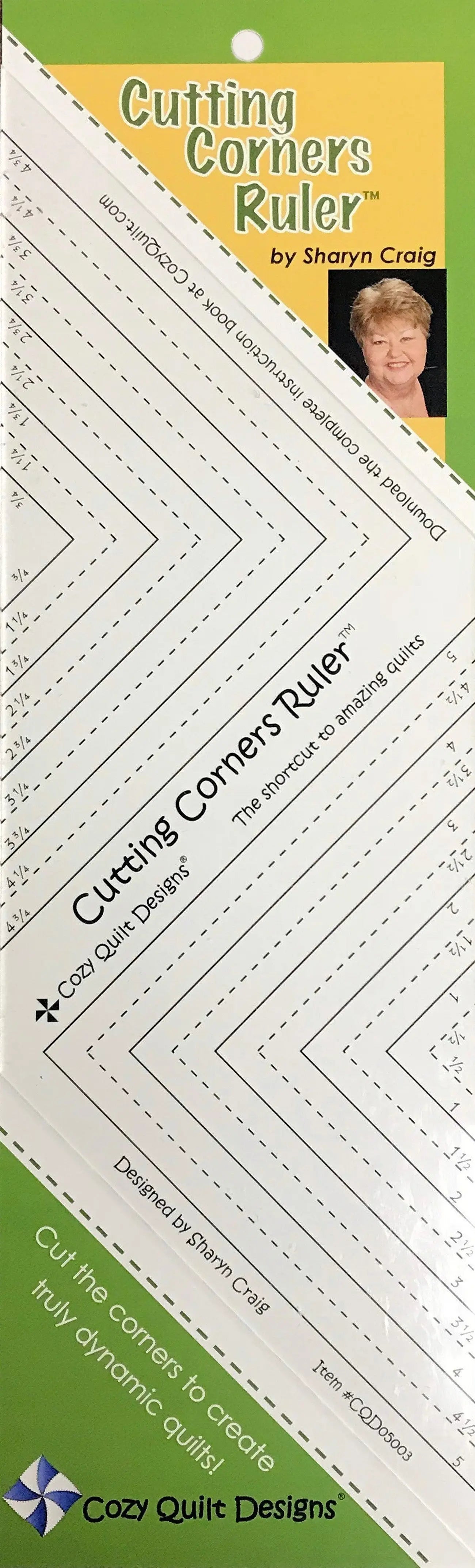 Règle de découpe des coins pour une précision en quilting