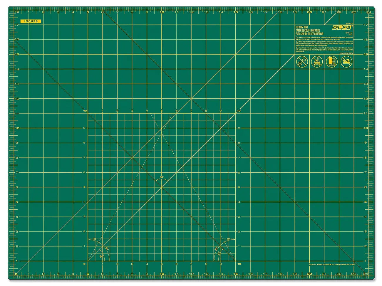 Premium 18in x 24in Cutting Mat with Grid
