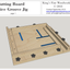 Plans 3D pour le gabarit de rainure à jus de planche à découper