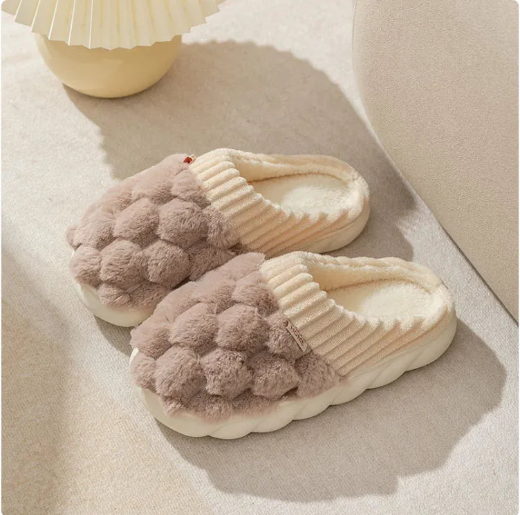 Zapatillas de Invierno de Algodón Acogedor para Mujeres