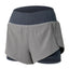Shorts de Gimnasio de Doble Capa para Mujer