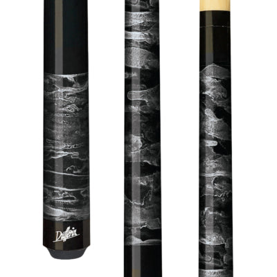 Premium Black and Silver Dufferin Billiard Cue Stick - Korvel