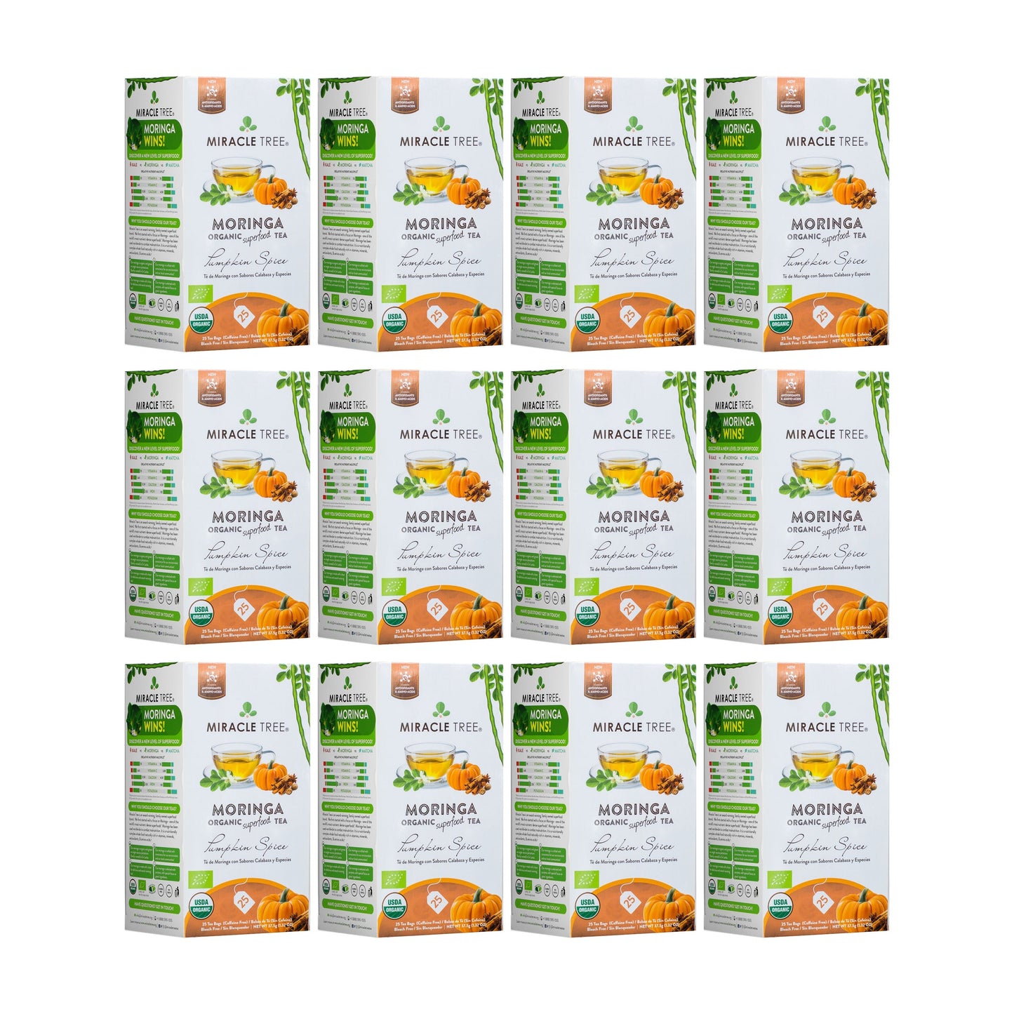 Thé Moringa Bio avec Épices de Citrouille