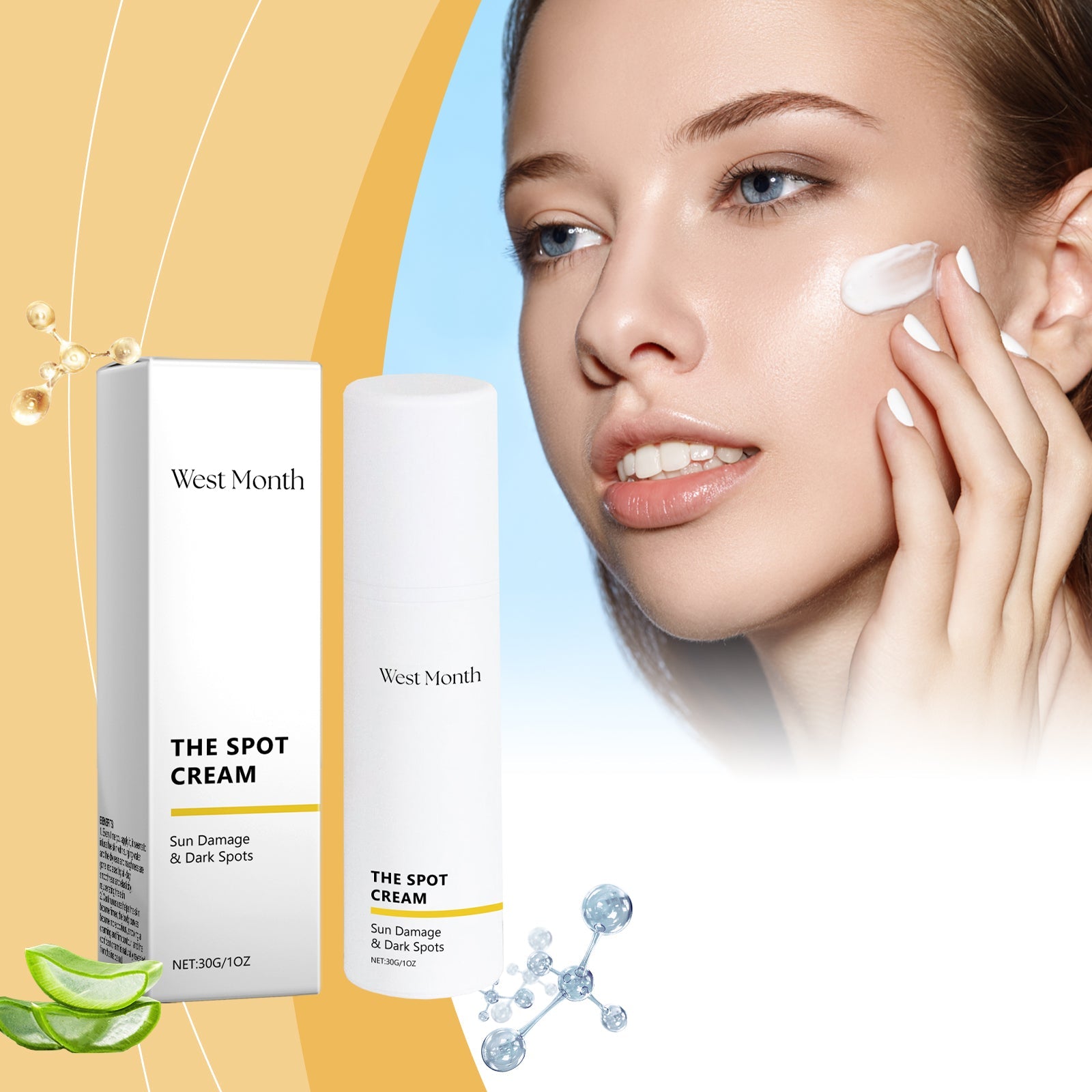 Skin Care Cream Improves Dullness, Moisturizes And Brightens Skin Care, Moisturizes And Lightens Skin - Korvel