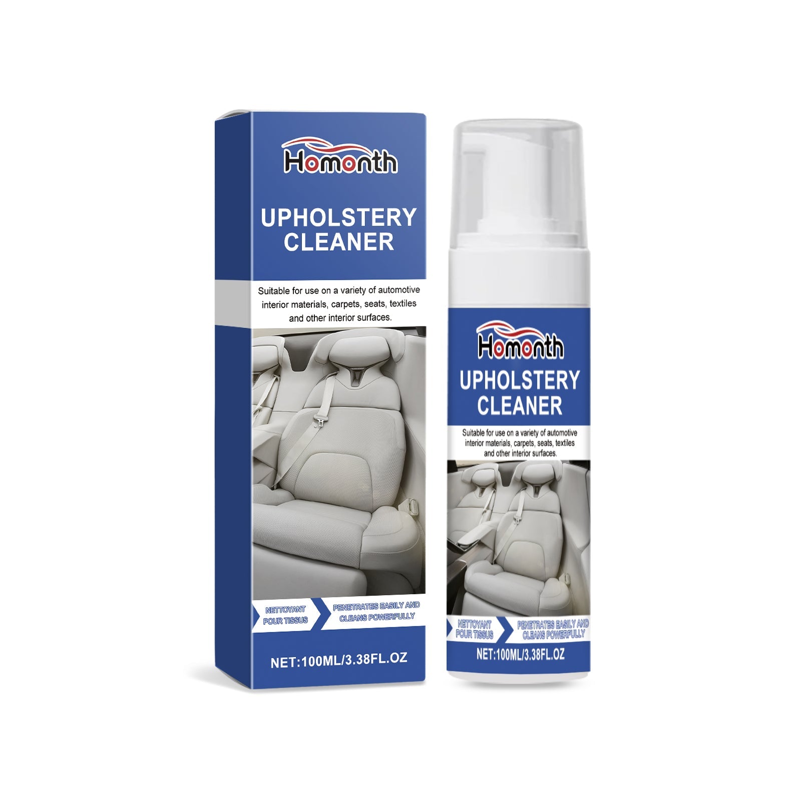 Car Interior Cleaning Mousse Car Interior Upholstered Seat Fabric Stain Cleaner - Korvel