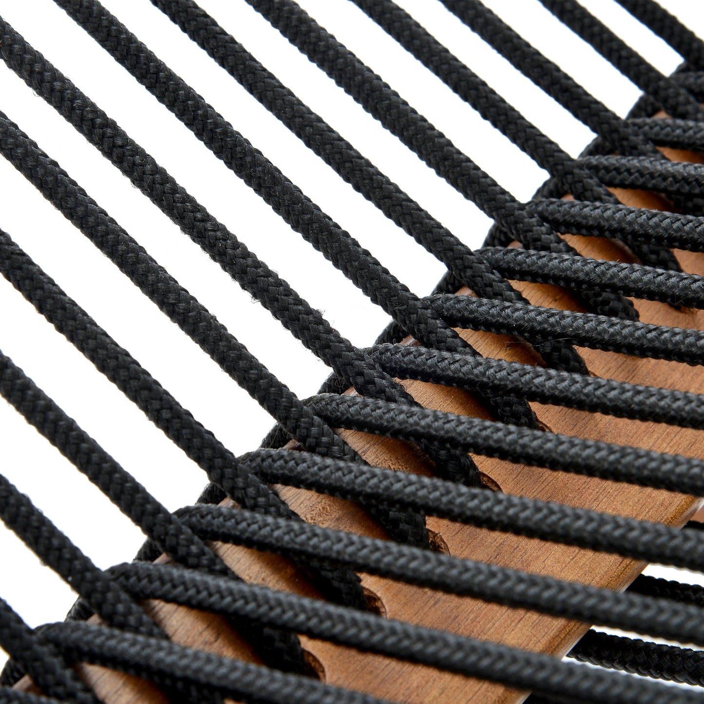 folding roping wood chair - Korvel