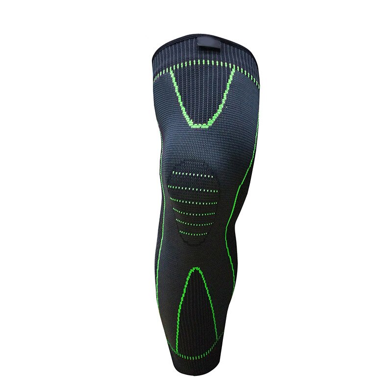 1PCS Mumian S33 Classic Black And Green Knitted Thermal Lengthen Sports Kneecaps - Korvel