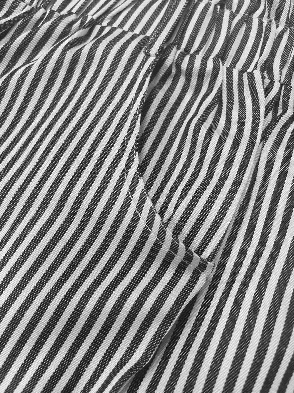 Premium High Waist Striped Shorts