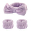 Butterfly Bow Headband & Wrist Strap Set - 3 Pieces