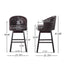 OGDEN KD SWIVEL BARSTOOL( SET OF 2 ) - Korvel
