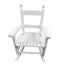 Silla mecedora blanca para niños - Uso interior y exterior