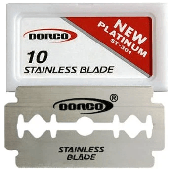 Cuchillas de Afeitar de Doble Filo Dorco ST-301 - Paquete de 10