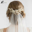 Queenco Gold Bridal Hair Comb Pearl Beads Wedding Hair Accessories Women Headpiece Girl's Hair Vine Party Hair Jewelry - Korvel