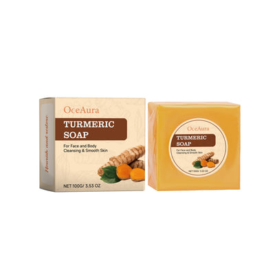 Turmeric Bath Soap Gently Cleans And Moisturizes The Skin And Body With A Clean And Refreshing Bath Soap - Korvel