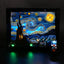 Iluminación de Bloques de Construcción LP inspirada en Van Gogh Noche Estrellada
