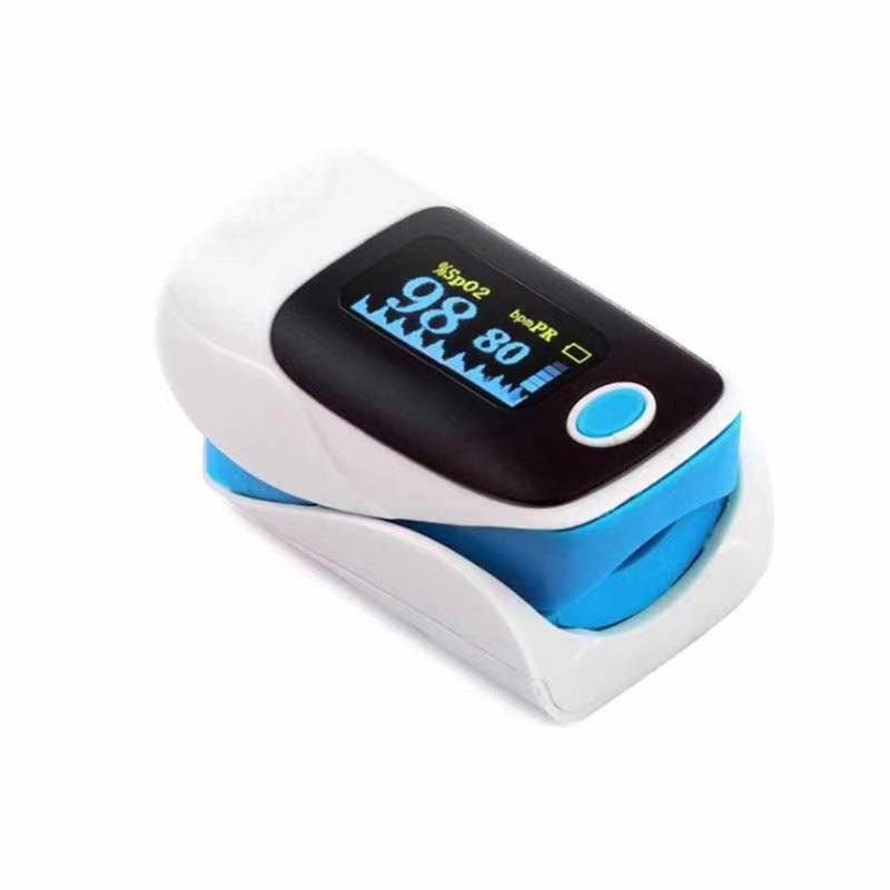 Oximeter CE Elderly Home Sleep Monitoring Oximeter Fingerclip Pulse Heart Rate Monitoring Saturation - Korvel