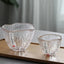 Hammer Patterned Heat-Resistant Glass Tea Cup