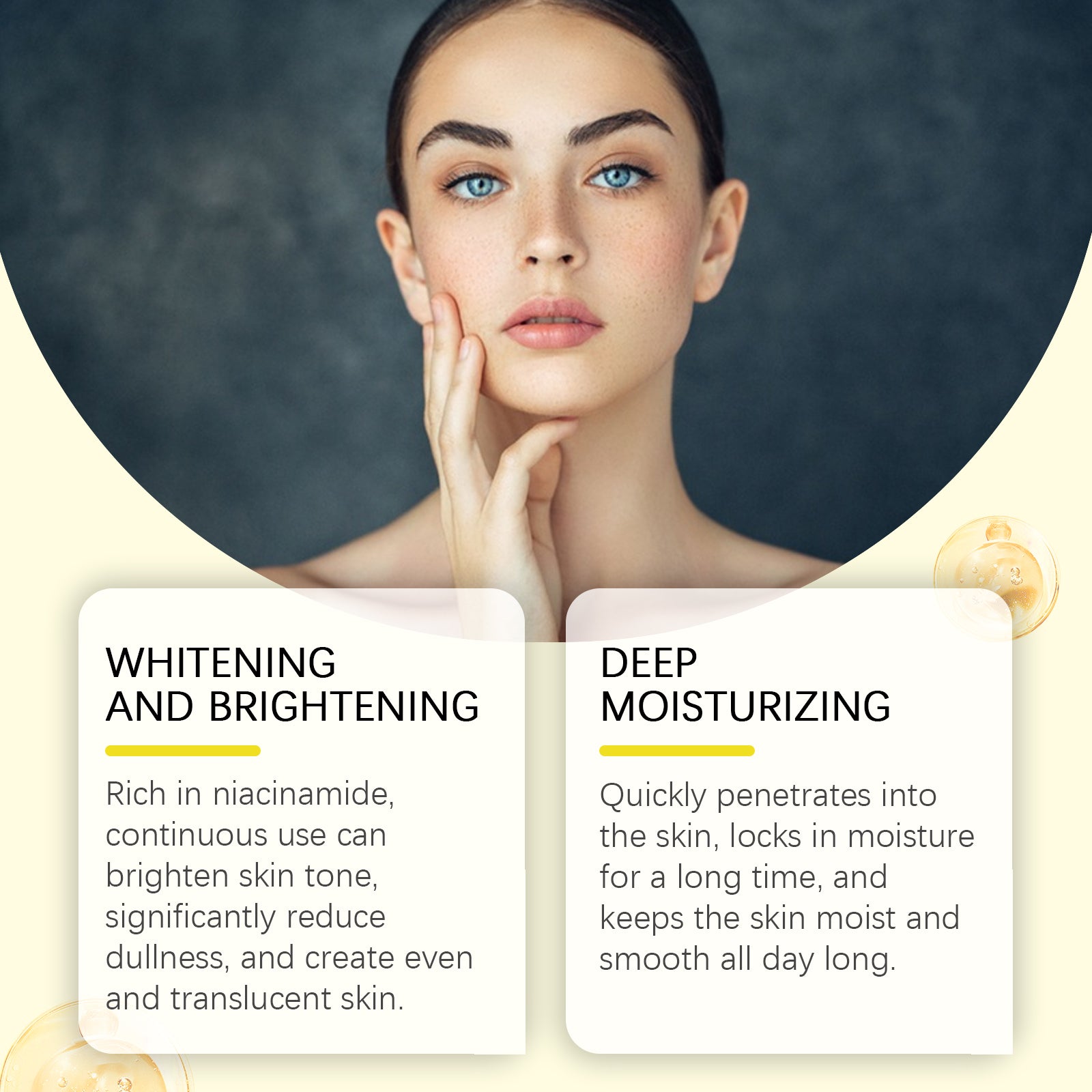 Face Serum Moisturizes Facial Skin With Moisture Lock Hydrating Vitamin B3 Serum - Korvel