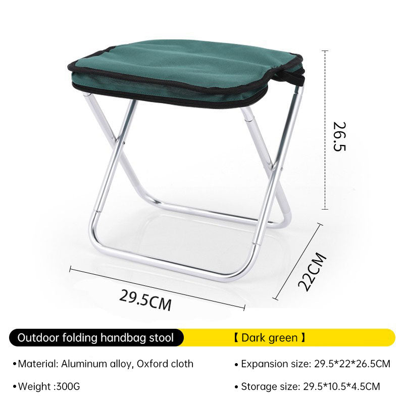 Outdoor Folding Ultra Light  Camping Chair Portable Bench Travel Self driving Tour BBQ Camping Equipment - Korvel