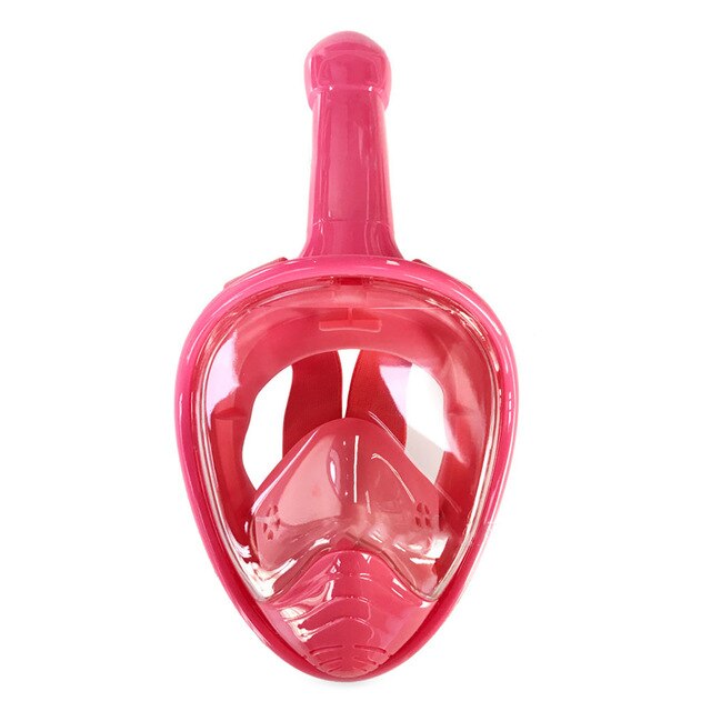 180 Degree Panoramic View Full Face Diving Snorkel Mask Swimming Scuba Snorkeling Diving Anti-Fog Anti-leak For Children Kids - Korvel