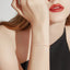 Inlaid Moissanite 925 Sterling Silver Bracelet - Korvel
