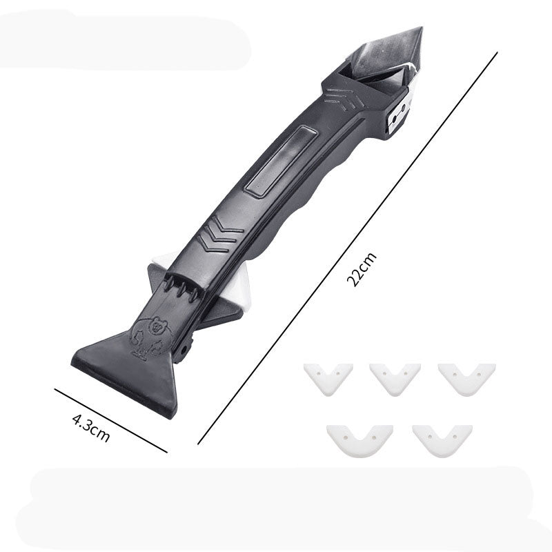 Glass Glue Shovel Gluer Beauty Seam Cleaning Tool Trimming Metal Scraper To Remove Silicone Scraper Scraper Gluer - Korvel