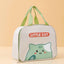 Cute cartoon lunch box bag for students and office workers with side opening, waterproof and thick insulation lunch bag - Korvel