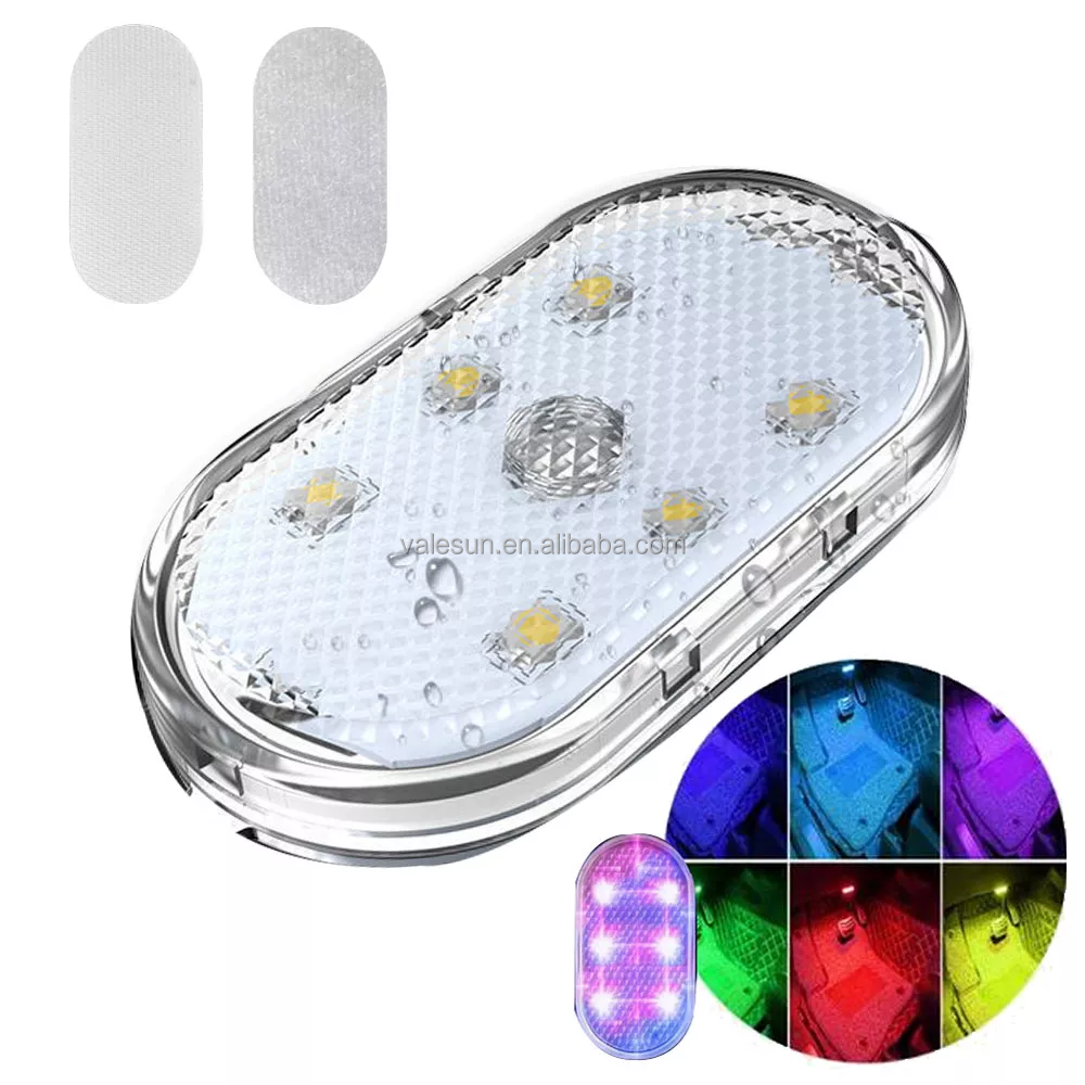 LED Car Interior Touch Sensor Reading Lamp with USB Charging