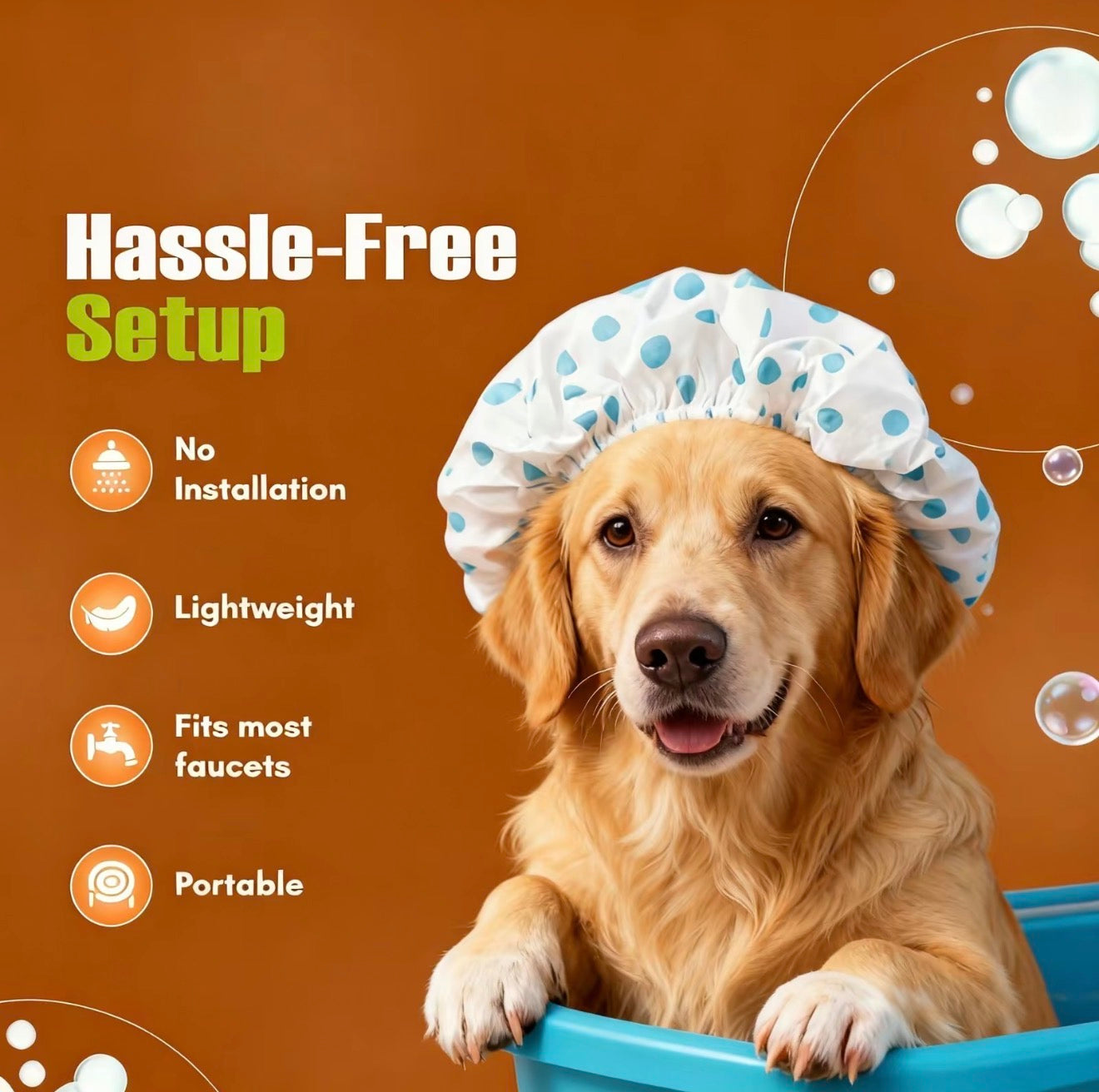 AquaPet Tub Sprayer for Effortless Bathing
